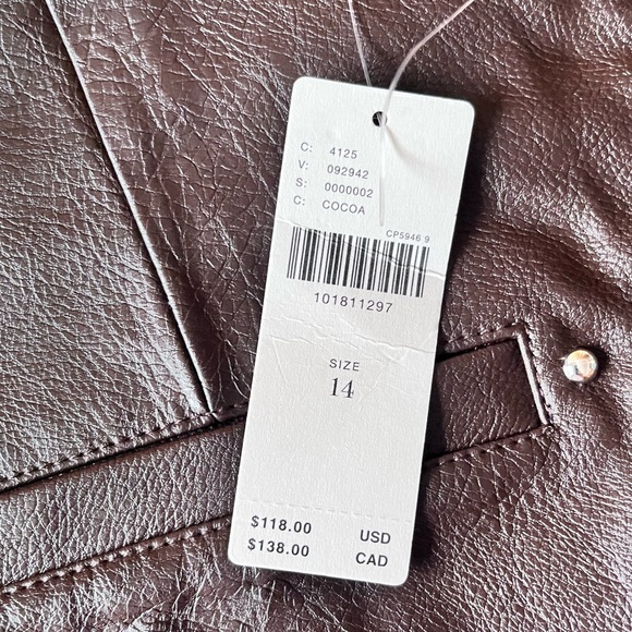 ANTHROPOLOGIE Studded Faux Leather Shorts - Picture 12 of 14